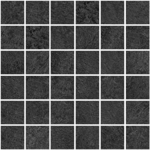 Retreat quarzite black mosaic (5x5) matt m²