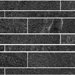 Retreat quarzite black brick wall matt m²