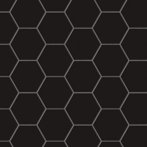 Hexa black swan matt, mosaico st