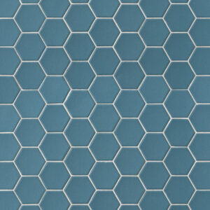 Hexa cadet blue matt, mosaico st