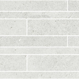 Lagom white matt, mosaic brickwall m²