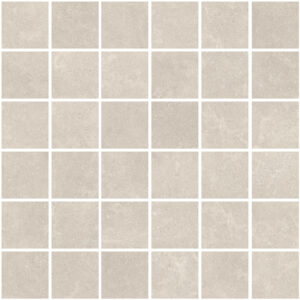 Less beige mosaic (5x5) matt rect m²