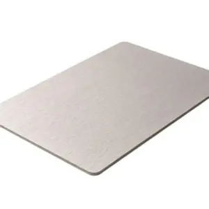 Oppio 120x280x0.5 cm - Metaal Wandpaneel ZILVER CELESTE