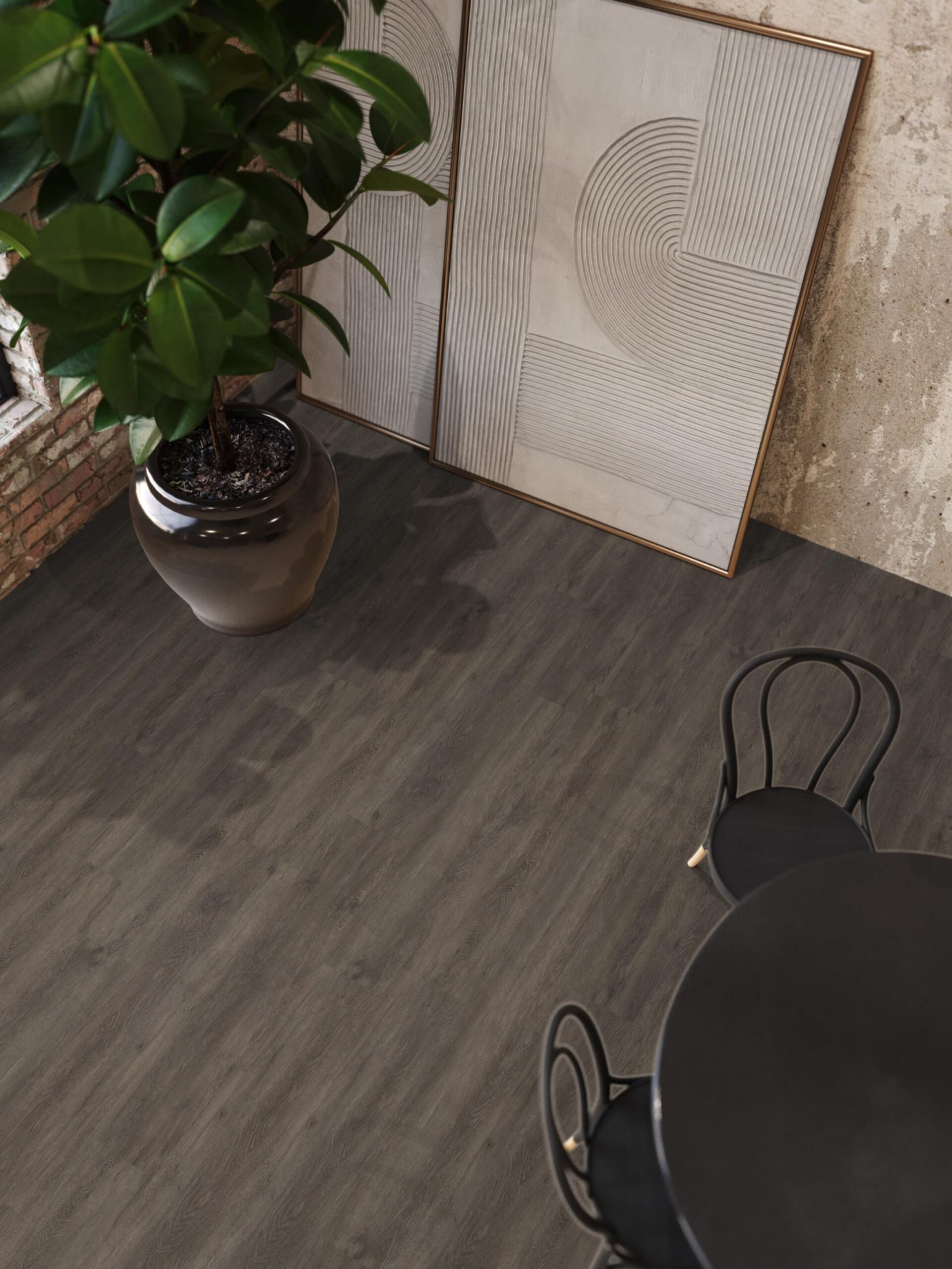 Floor life PVC Bankstown dryback Dark Grey