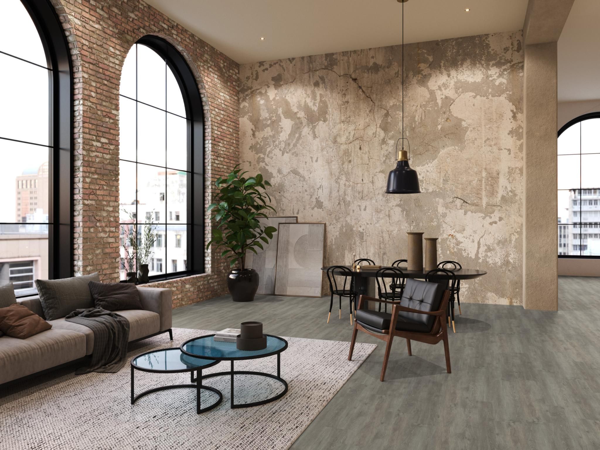 Floor life PVC Bankstown Click SRC Grey