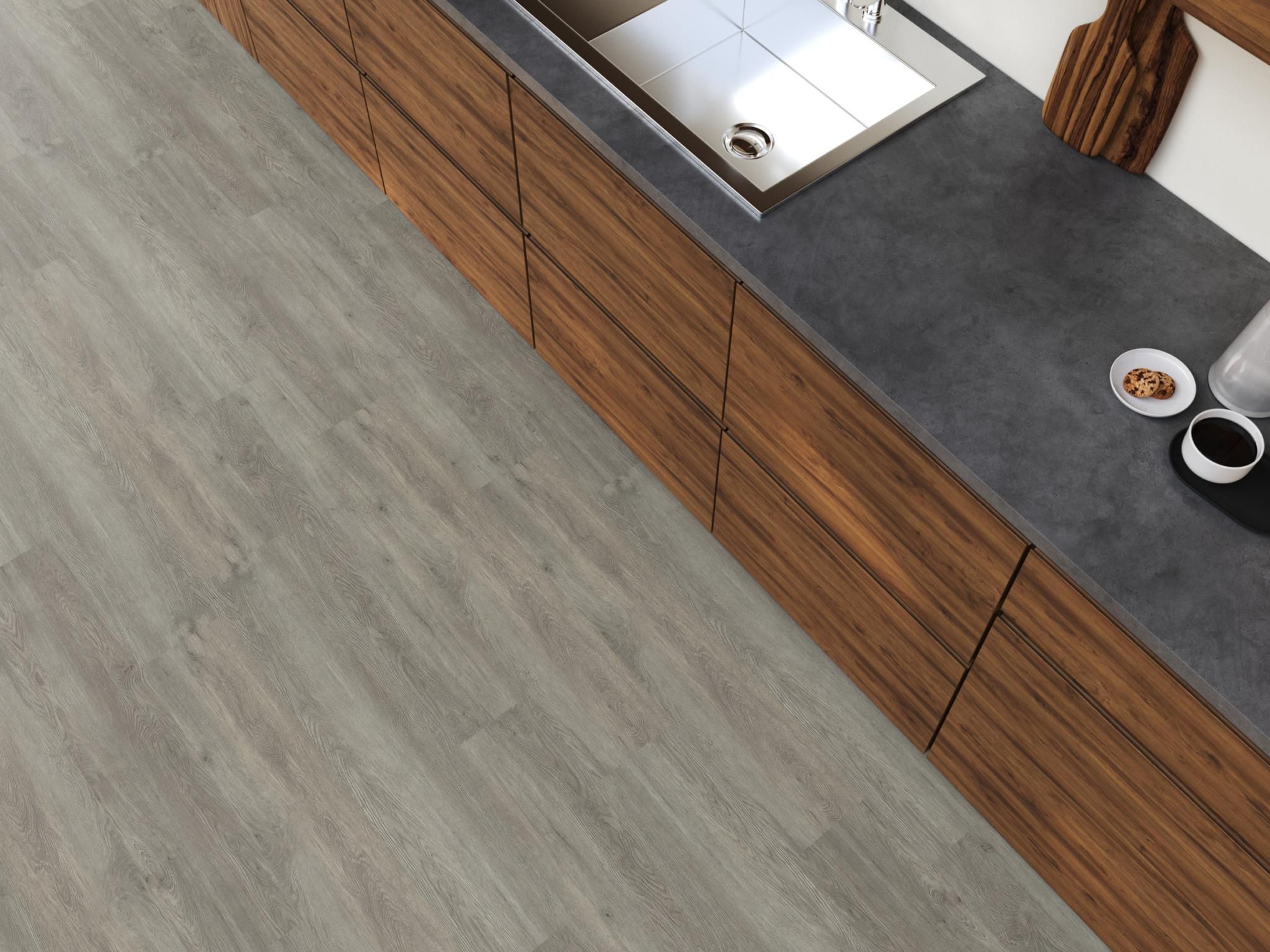 Floor life PVC Bankstown Click SRC Grey