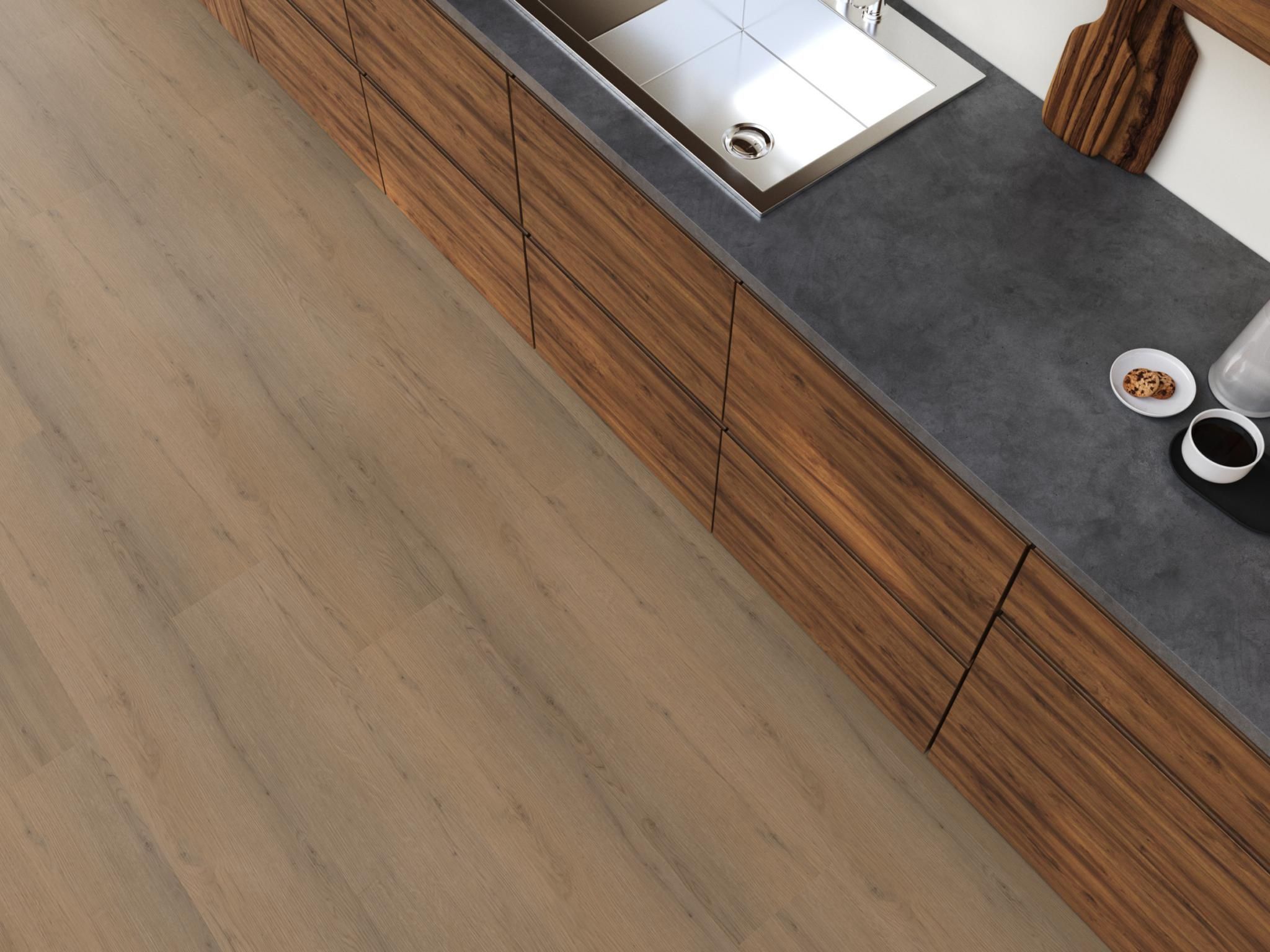 Floor life PVC Barnet Dryback Dark Oak