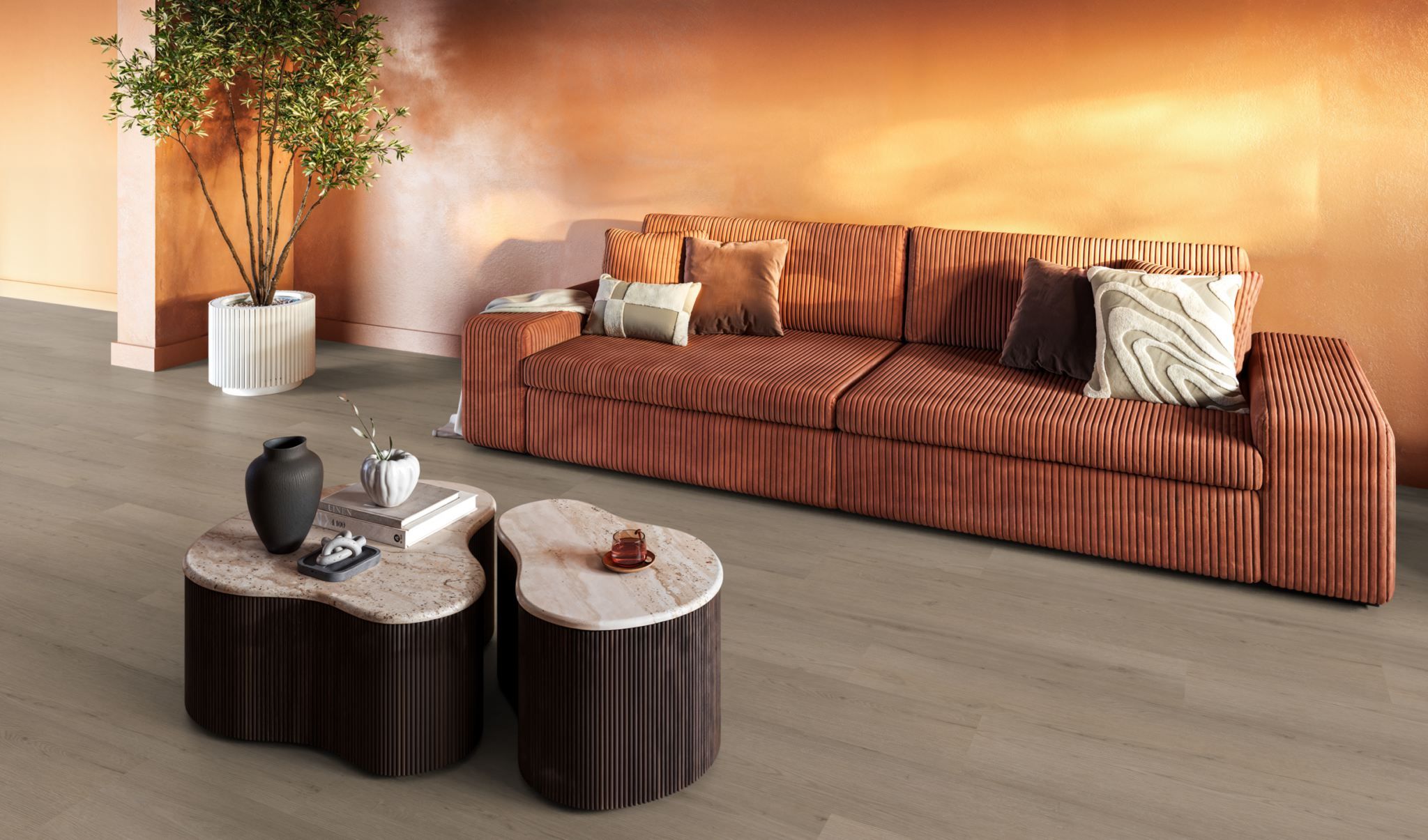 Floor life PVC Barnet Dryback Smoky