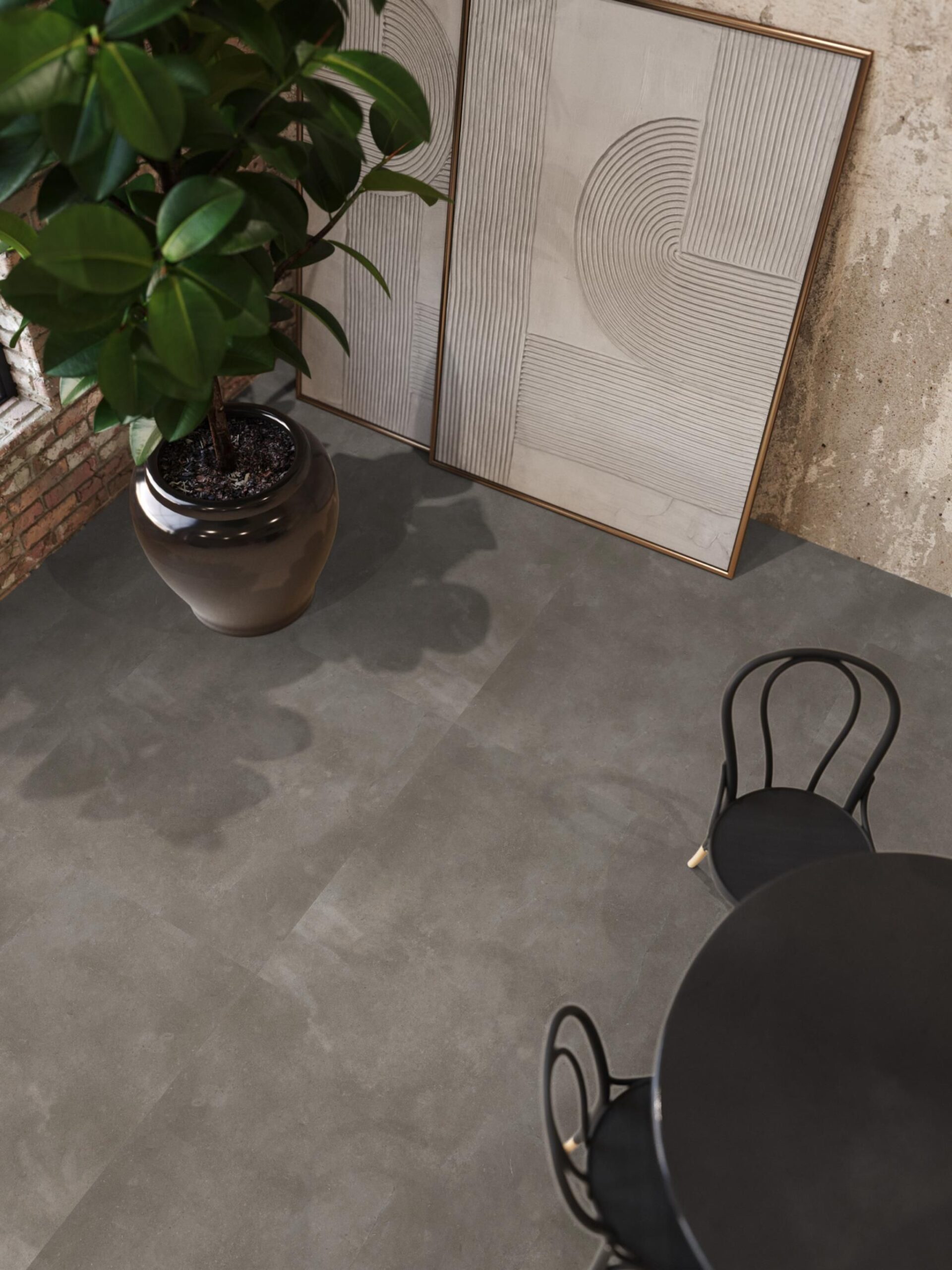 Floor life PVC Ealing XL Dryback Warm Grey
