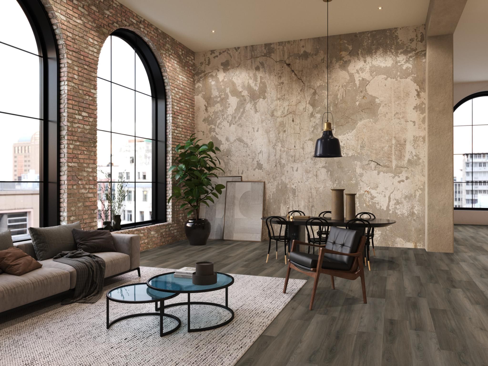 Floor life PVC Paddington Click SRC Dark Grey