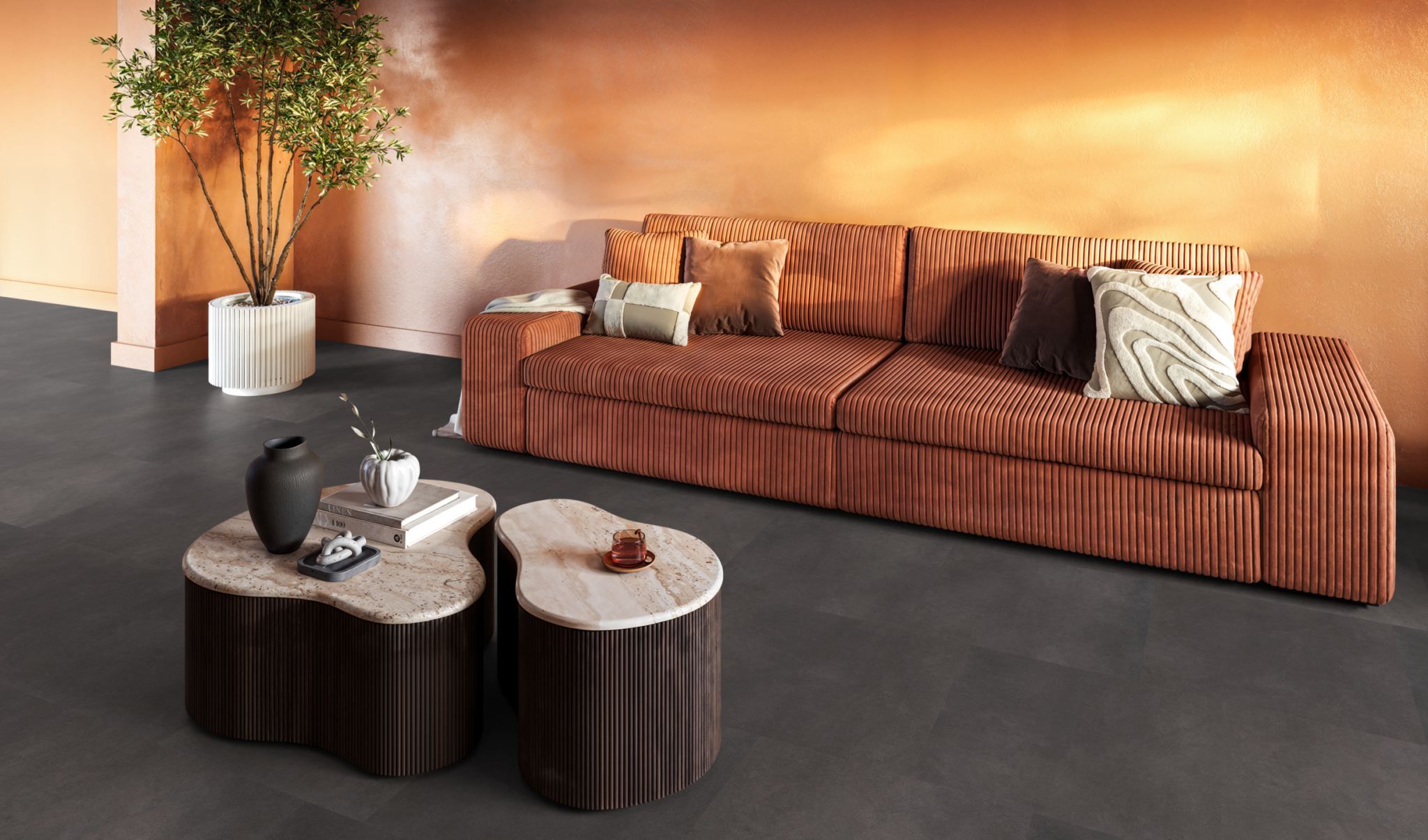 Floor life PVC Peckham Click SRC Anthracite