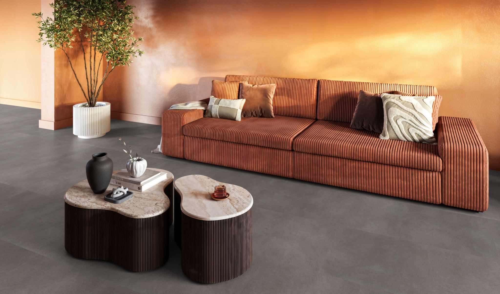 Floor life PVC Peckham Click SRC Grey