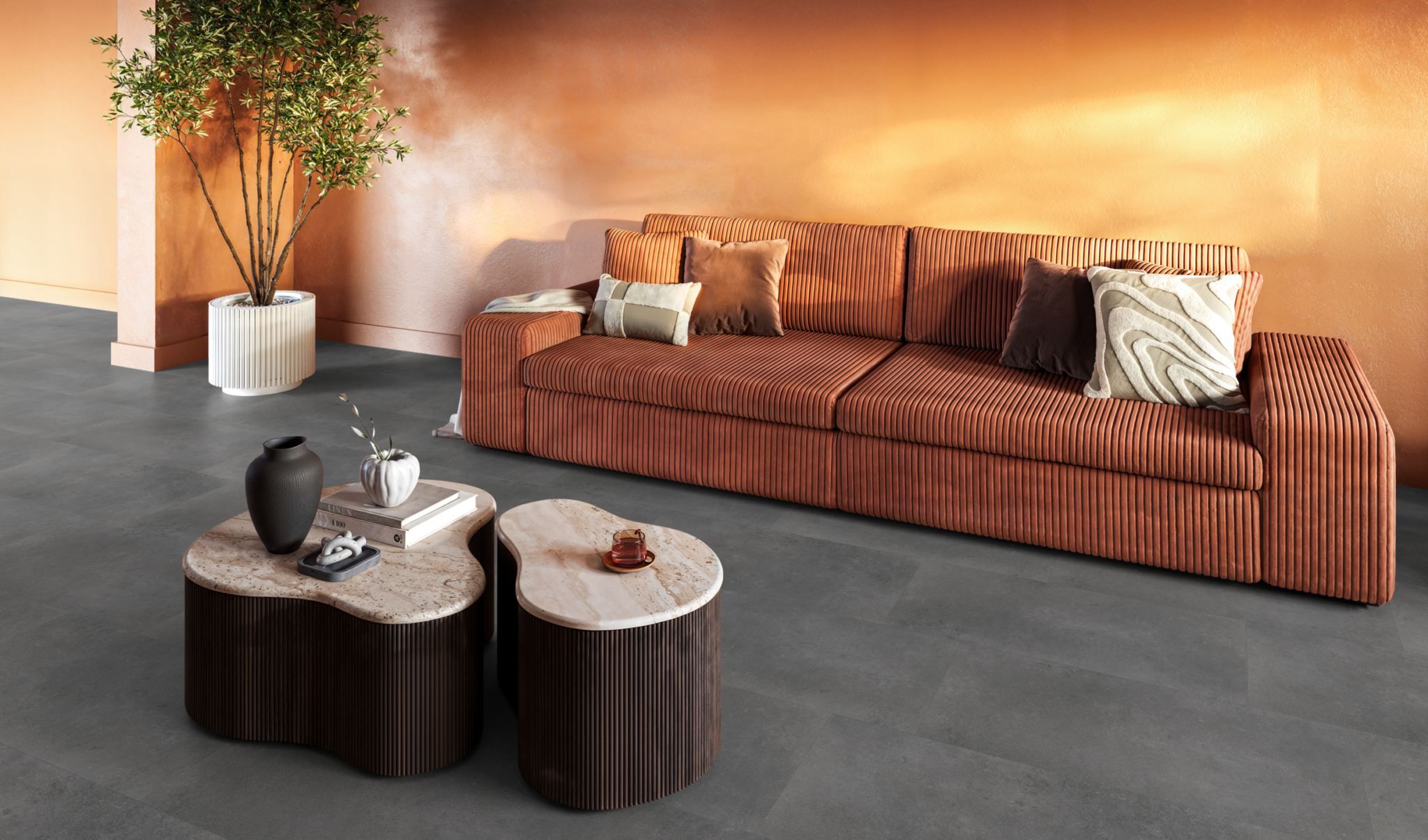 Floor life PVC Southwark Click Dark Grey