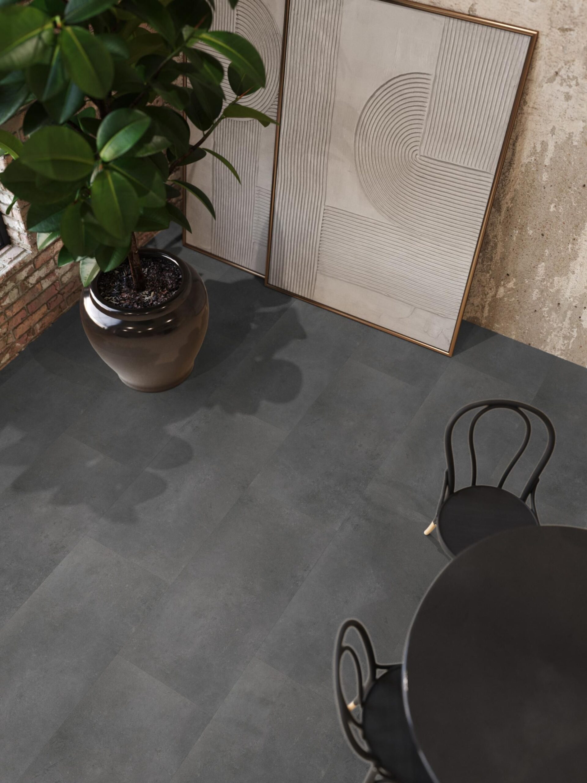 Floor life PVC Southwark Click Dark Grey