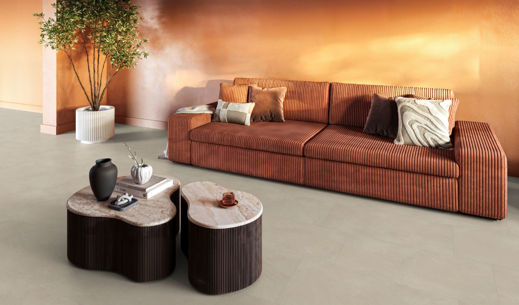 Floor life PVC Stanmore Dryback Beige