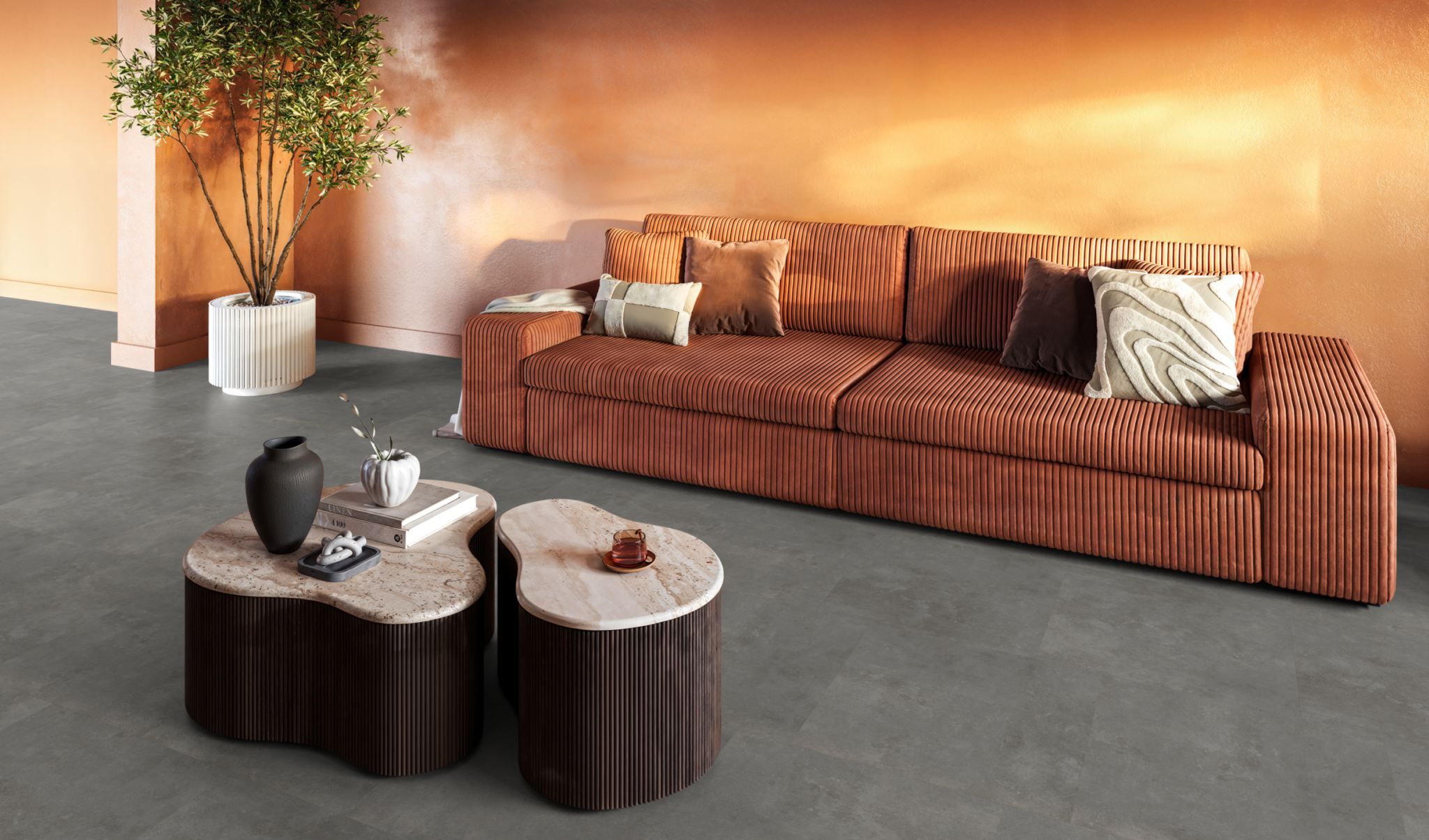 Floor life PVC Victoria XL Click SRC Grey