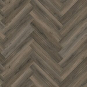 Floor life PVC YUP Herringbone Dryback Dark Grey