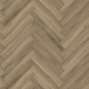 Floor life PVC YUP Herringbone Dryback Light Brown