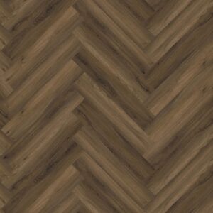 Floor life PVC YUP Herringbone Dryback Warm Brown