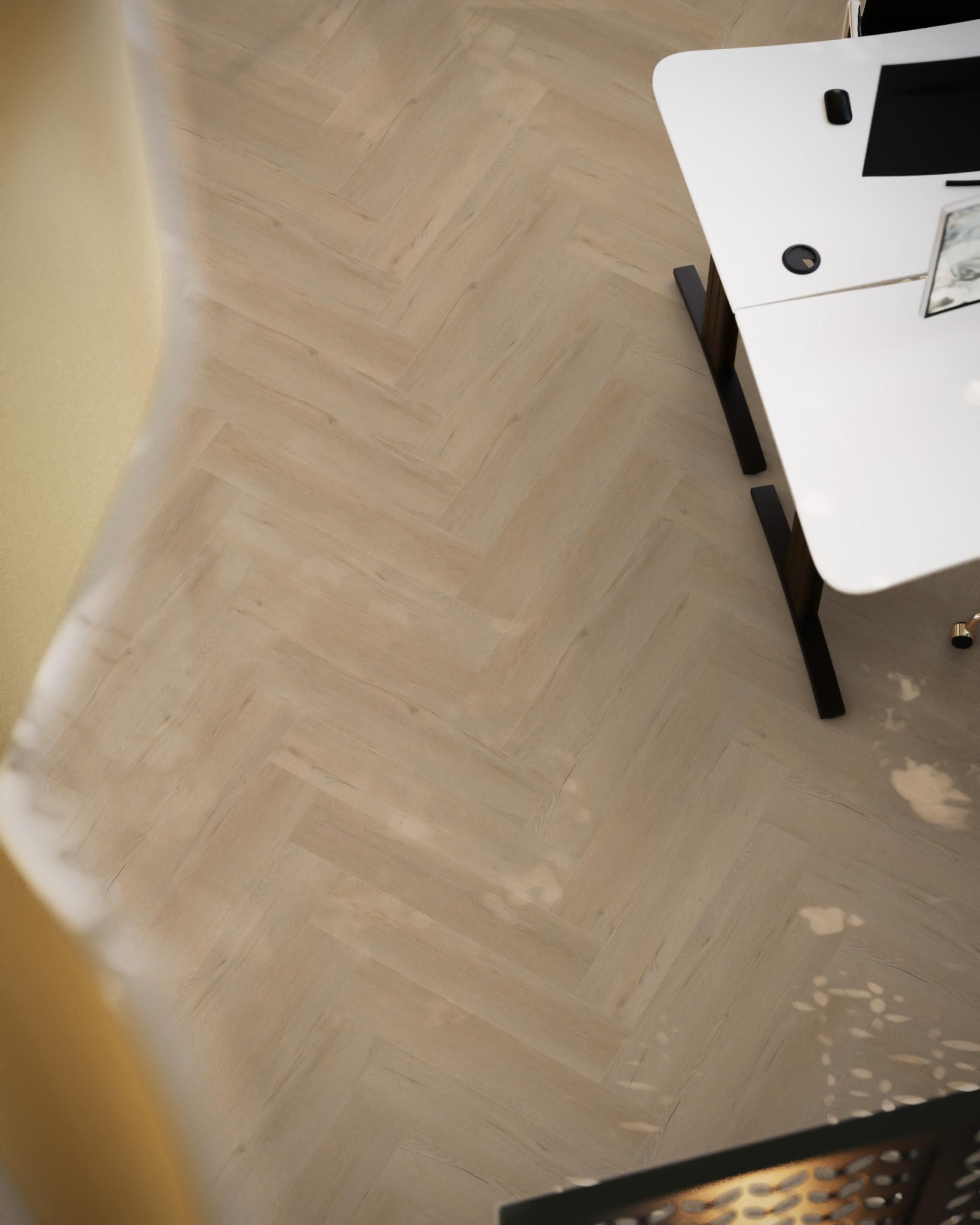 Floor life PVC YUP Leyton Herringbone Click SRC Beige